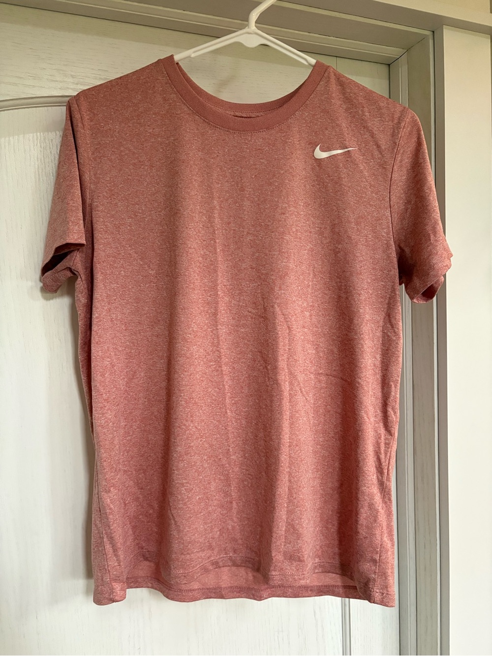 Nike Men's Heather Rose Red Short Sleeve Performance Tee